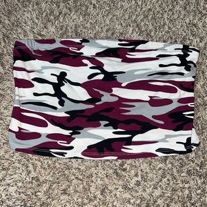 Camo Crop Top